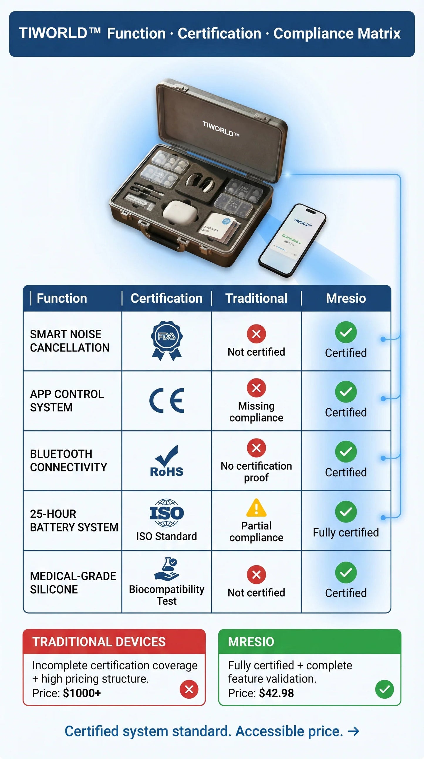 🌸💰 Save Big –TIWORLD™ Hearing Aid 🌐🎧 – Clear Sound, Noise Reduction, AI Translation Option 🐷