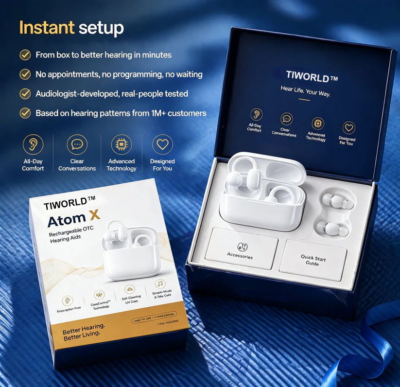 🔥 Today Only! 👂 Atom X Smart Hearing Aids — Hear Clearly, Feel Confident Again 💖🔊