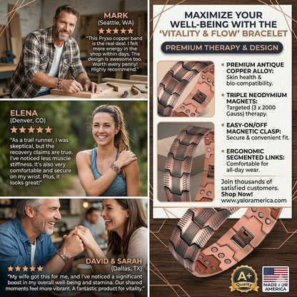 🔥LAST DAY 70% OFF🔥-Copper Magnetic Power — Boost Circulation, Banish Fatigue